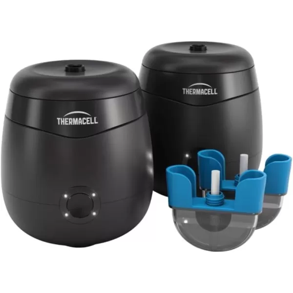 Thermacell Mosquito Repellent E-Series Rechargeable Repeller; Patio Shield 20’ Mosquito Protection Zone; Includes 12-Hr Repellent Refill; No Flame or Scent; Bug Spray and Bug Zapper Alternative