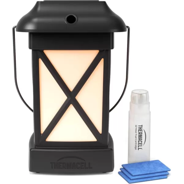 Thermacell Mosquito Repellent Lantern; No Spray Mosquito Repellent For Patios; Includes 12-Hours of Protection; Scent-Free, No Flame Citronella Candle Alternative
