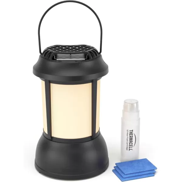 Thermacell Mosquito Repellent Patio Shield Lantern; Includes 12-Hour Refill; 15 Foot Zone of Protection; Highly Effective Mosquito Repellent for Patio; Bug Spray Alternative; Scent Free