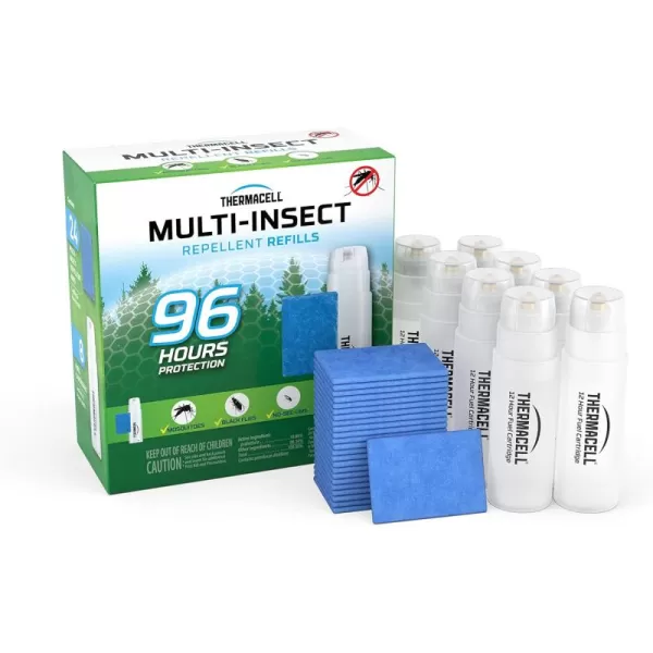 Thermacell Mosquito Repellent Refills; Compatible with Any Fuel-Powered Repeller; Highly Effective, Long Lasting, No Spray, No Scent, No Mess; 15 Foot Zone of Mosquito Protection)