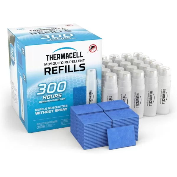 Thermacell Mosquito Repellent Refills; Compatible with Any Fuel-Powered Repeller; Highly Effective, Long Lasting, No Spray, No Scent, No Mess; 15 Foot Zone of Mosquito Protection