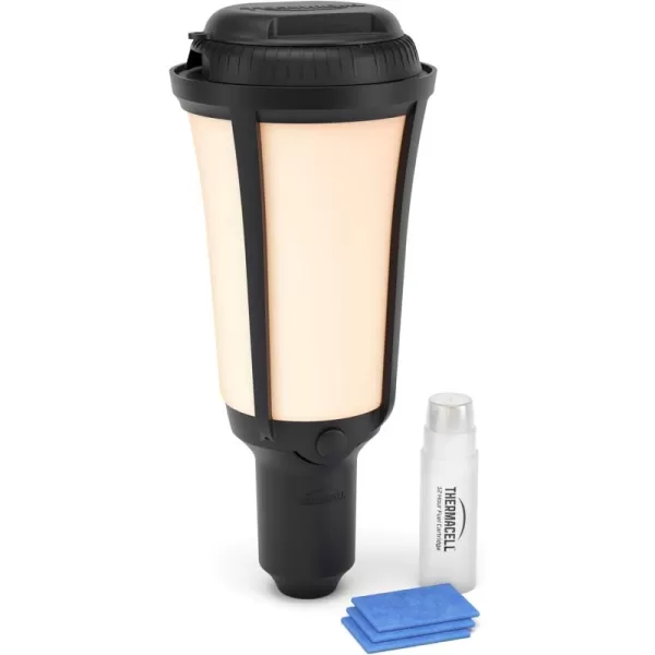 Thermacell Mosquito Repellent Torch; Includes 12-Hour Refill; 15 Foot Zone of Mosquito Protection; Effective Mosquito Repellent for Patio; Bug Spray Alternative; Scent Free