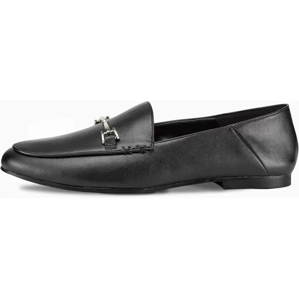 JENN ARDOR Loafers for Women Flats Shoes Womens Penny Loafers Slip On Pointed Toe Comfortable Office Work Driving Flats Fashion Dress Shoes for WomenBlack