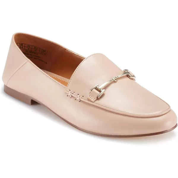 JENN ARDOR Loafers for Women Flats Shoes Womens Penny Loafers Slip On Pointed Toe Comfortable Office Work Driving Flats Fashion Dress Shoes for WomenNude