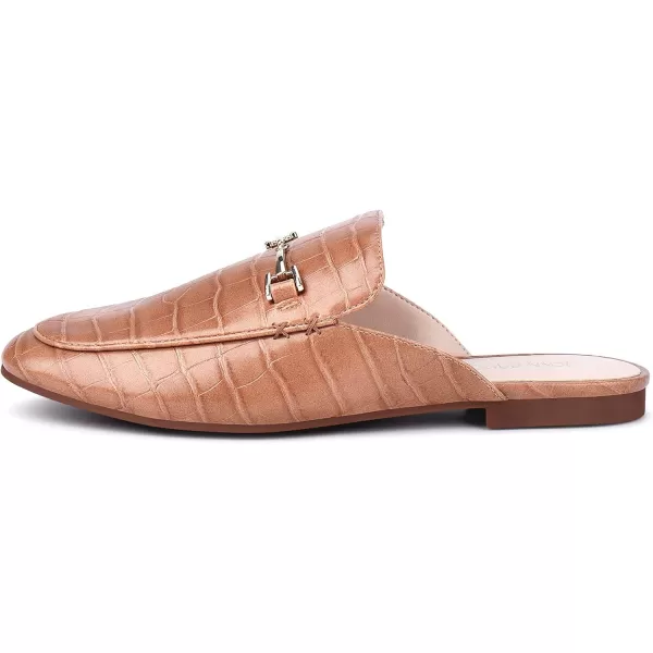 JENN ARDOR Mules for Women Flats Backless Loafers Shoes Slip On Slippers Pointed Toe Low Heel Work Slides Womens Mules Casual ShoesCamel Flats