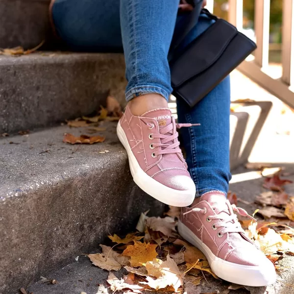 JENN ARDOR Slip On Canvas Shoes for Women Low Top Fashion Sneakers Comfortable Walking FlatsPink