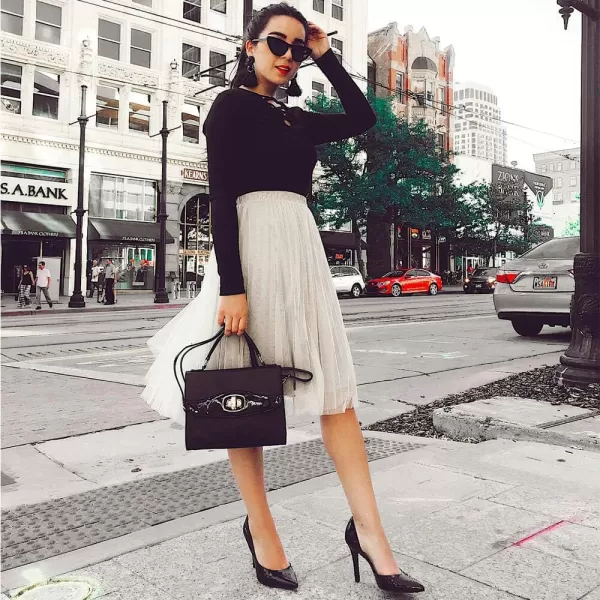JENN ARDOR Stiletto High Heel Shoes for Women Pointed Closed Toe Classic Slip On Dress PumpsBlack
