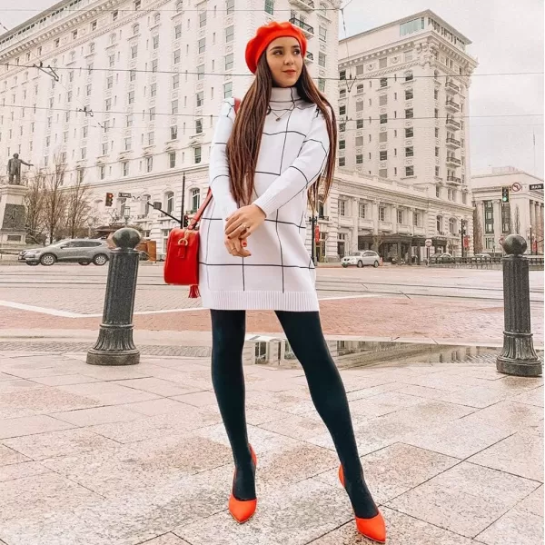 JENN ARDOR Stiletto High Heel Shoes for Women Pointed Closed Toe Classic Slip On Dress PumpsRed