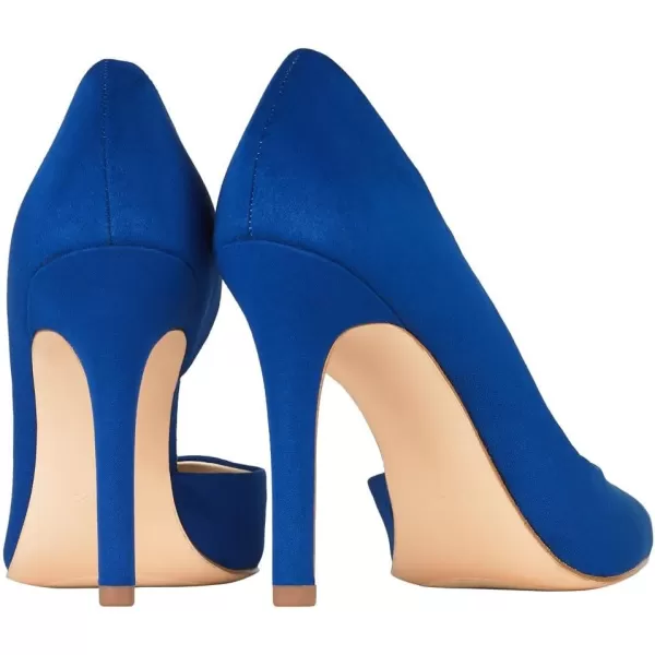JENN ARDOR Stiletto High Heel Shoes for Women Pointed Closed Toe Classic Slip On Dress PumpsRoyal Blue