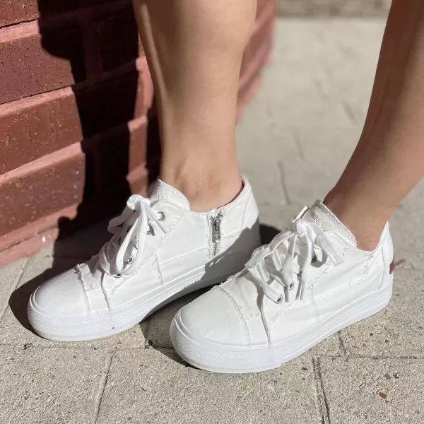 JENN ARDOR Wedge Sneakers for Women Fashion Canvas Shoes Casual Platform Hidden Heel Womens Slip On Sneaker Non Slip Side ZipperLace White
