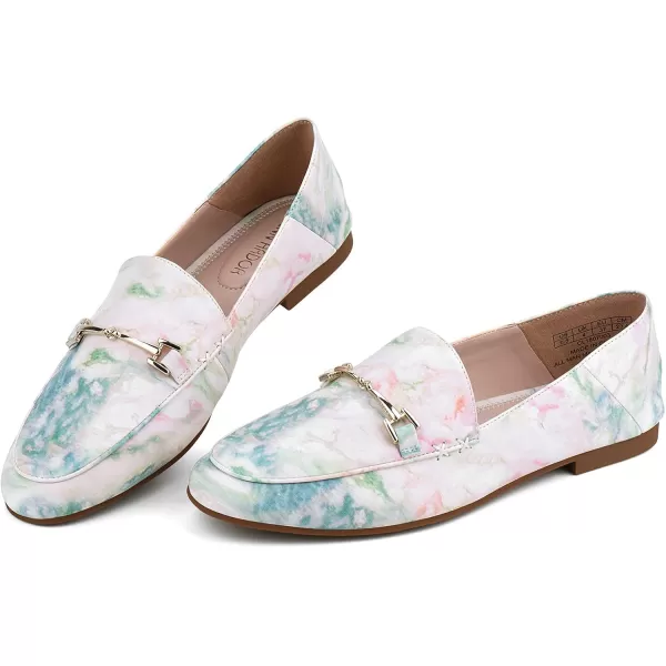 JENN ARDOR Womens Penny Loafers Comfort Slip On Driving Flat Shoes Classic Walking Business Office Shoes