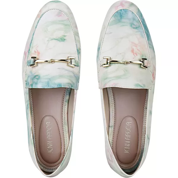 JENN ARDOR Womens Penny Loafers Comfort Slip On Driving Flat Shoes Classic Walking Business Office Shoes