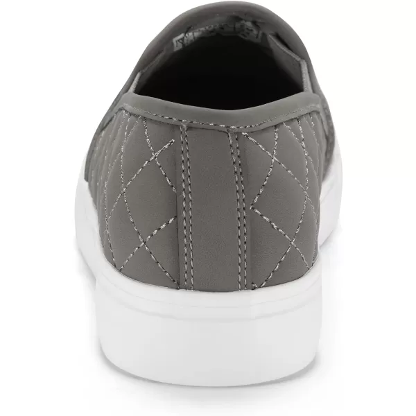 JENN ARDOR Womens Slip On Sneakers Fashion Flats Shoes Comfortable Casual Shoes for WalkingGrey