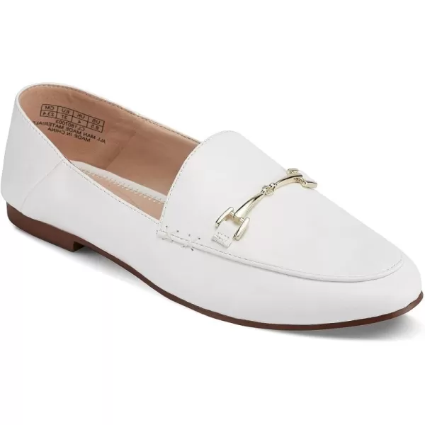 JENN ARDOR Loafers for Women Slip Ons Dressy Comfort Work Flats Loafer Shoes Womens Driving Penny Loafers Fashion Dress ShoesWhite