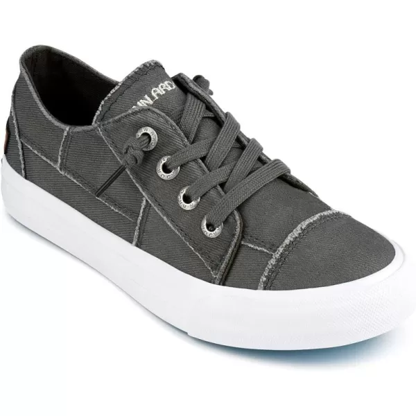 JENN ARDOR Slip On Canvas Shoes for Women Low Top Fashion Sneakers Comfortable Walking FlatsGrey