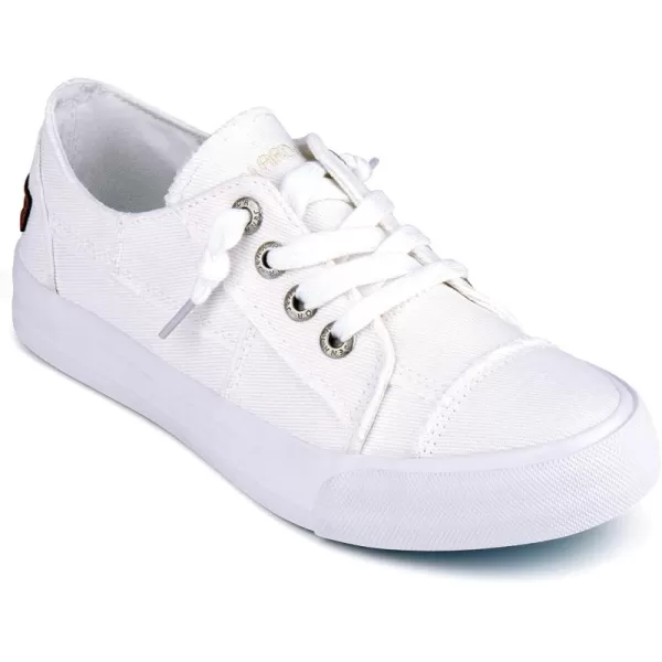 JENN ARDOR Slip On Canvas Shoes for Women Low Top Fashion Sneakers Comfortable Walking FlatsWhite