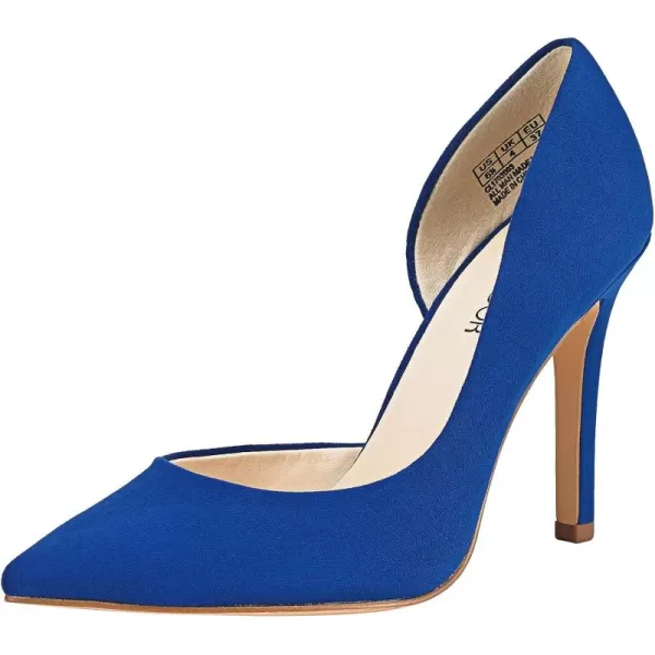 JENN ARDOR Stiletto High Heel Shoes for Women Pointed Closed Toe Classic Slip On Dress PumpsRoyal Blue