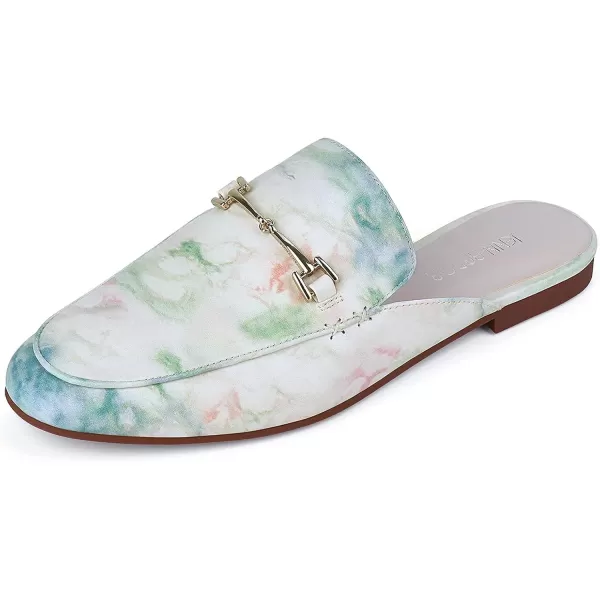 JENN ARDOR Mules for Women Flats Backless Loafers Shoes Slip On Slippers Pointed Toe Low Heel Work Slides Womens Mules Casual Shoes