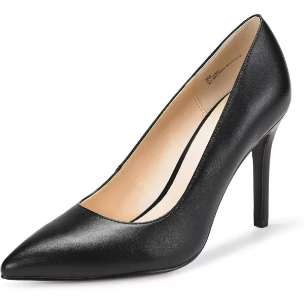 JENN ARDOR Womens High Heels Closed Pointed Toe Stiletto Classic Office Dress Bridal Wedding Pumps Sexy Prom ShoesBlack