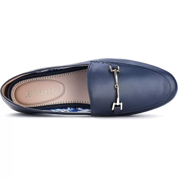 JENN ARDOR Loafers for Women Slip Ons Dressy Comfort Work Flats Loafer Shoes Womens Driving Penny Loafers Fashion Dress ShoesNavy