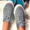 imageJENN ARDOR Fashion Slip On Sneakers for Women Classic Low Top Canvas Shoes Notie Adjustable Lace Up Flats Women Summer Shoes Breathable Comfortable Casual Sneakers for Women WalkingLight Gray