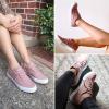 imageJENN ARDOR Fashion Slip On Sneakers for Women Classic Low Top Canvas Shoes Notie Adjustable Lace Up Flats Women Summer Shoes Breathable Comfortable Casual Sneakers for Women WalkingApink