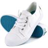imageJENN ARDOR Fashion Slip On Sneakers for Women Classic Low Top Canvas Shoes Notie Adjustable Lace Up Flats Women Summer Shoes Breathable Comfortable Casual Sneakers for Women WalkingWhite