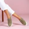 imageJENN ARDOR Fashion Slip On Sneakers for Women Classic Low Top Canvas Shoes Notie Adjustable Lace Up Flats Women Summer Shoes Breathable Comfortable Casual Sneakers for Women WalkingAcoffee