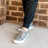 imageJENN ARDOR Fashion Slip On Sneakers for Women Classic Low Top Canvas Shoes Notie Adjustable Lace Up Flats Women Summer Shoes Breathable Comfortable Casual Sneakers for Women WalkingGrey