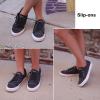 imageJENN ARDOR Fashion Slip On Sneakers for Women Classic Low Top Canvas Shoes Notie Adjustable Lace Up Flats Women Summer Shoes Breathable Comfortable Casual Sneakers for Women WalkingDark Gray