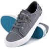 imageJENN ARDOR Fashion Slip On Sneakers for Women Classic Low Top Canvas Shoes Notie Adjustable Lace Up Flats Women Summer Shoes Breathable Comfortable Casual Sneakers for Women WalkingLight Gray
