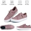 imageJENN ARDOR Fashion Slip On Sneakers for Women Classic Low Top Canvas Shoes Notie Adjustable Lace Up Flats Women Summer Shoes Breathable Comfortable Casual Sneakers for Women WalkingApink