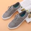 imageJENN ARDOR Fashion Slip On Sneakers for Women Classic Low Top Canvas Shoes Notie Adjustable Lace Up Flats Women Summer Shoes Breathable Comfortable Casual Sneakers for Women WalkingAsmoky Grey
