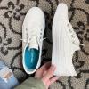 imageJENN ARDOR Fashion Slip On Sneakers for Women Classic Low Top Canvas Shoes Notie Adjustable Lace Up Flats Women Summer Shoes Breathable Comfortable Casual Sneakers for Women WalkingAmilky White