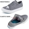 imageJENN ARDOR Fashion Slip On Sneakers for Women Classic Low Top Canvas Shoes Notie Adjustable Lace Up Flats Women Summer Shoes Breathable Comfortable Casual Sneakers for Women WalkingAsmoky Grey