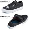 imageJENN ARDOR Fashion Slip On Sneakers for Women Classic Low Top Canvas Shoes Notie Adjustable Lace Up Flats Women Summer Shoes Breathable Comfortable Casual Sneakers for Women WalkingAgray Black