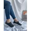 imageJENN ARDOR Womens Comfortable Fall Shoes Stylish Canvas Fashion Sneakers Cute Lightweight Slip On Shoes Casual Flats for WalkingBgray Black