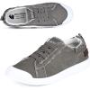 imageJENN ARDOR Womens Comfortable Fall Shoes Stylish Canvas Fashion Sneakers Cute Lightweight Slip On Shoes Casual Flats for WalkingBgraybrown