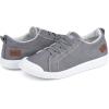 imageJENN ARDOR Womens Comfortable Fall Shoes Stylish Canvas Fashion Sneakers Cute Lightweight Slip On Shoes Casual Flats for WalkingBlight Grey