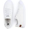 imageJENN ARDOR Womens Comfortable Fall Shoes Stylish Canvas Fashion Sneakers Cute Lightweight Slip On Shoes Casual Flats for WalkingBwhite