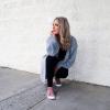 imageJENN ARDOR Womens Comfortable Fall Shoes Stylish Canvas Fashion Sneakers Cute Lightweight Slip On Shoes Casual Flats for WalkingGentle Pink