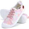imageJENN ARDOR Womens Comfortable Fall Shoes Stylish Canvas Fashion Sneakers Cute Lightweight Slip On Shoes Casual Flats for WalkingLight Pink Floralb