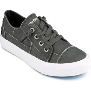 imageJENN ARDOR Fashion Slip On Sneakers for Women Classic Low Top Canvas Shoes Notie Adjustable Lace Up Flats Women Summer Shoes Breathable Comfortable Casual Sneakers for Women WalkingGrey