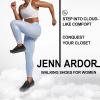 imageJENN ARDOR Tennis Shoes Womens Slip On Walking Sneakers with Arch SupportBlack