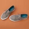 imageJENN ARDOR Womens Fashion Slip on Sneakers Tennis Shoes Non Slip Casual Canvas Shoes for Women Comfortable Walking Shoes Low Top Sneakers Flats with ZipperGrey23