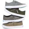 imageJENN ARDOR Womens Fashion Slip on Sneakers Tennis Shoes Non Slip Casual Canvas Shoes for Women Comfortable Walking Shoes Low Top Sneakers Flats with ZipperLight Grey23