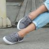 imageJENN ARDOR Womens Fashion Slip on Sneakers Tennis Shoes Non Slip Casual Canvas Shoes for Women Comfortable Walking Shoes Low Top Sneakers Flats with ZipperLight Grey23