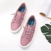 imageJENN ARDOR Womens Fashion Slip on Sneakers Tennis Shoes Non Slip Casual Canvas Shoes for Women Comfortable Walking Shoes Low Top Sneakers Flats with ZipperPink23