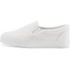 imageJENN ARDOR Womens Fashion Sneakers Perforated Slip on Flats Comfortable Walking Casual ShoesAwhite