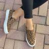 imageJENN ARDOR Womens Fashion Sneakers Perforated Slip on Flats Comfortable Walking Casual ShoesLeopard